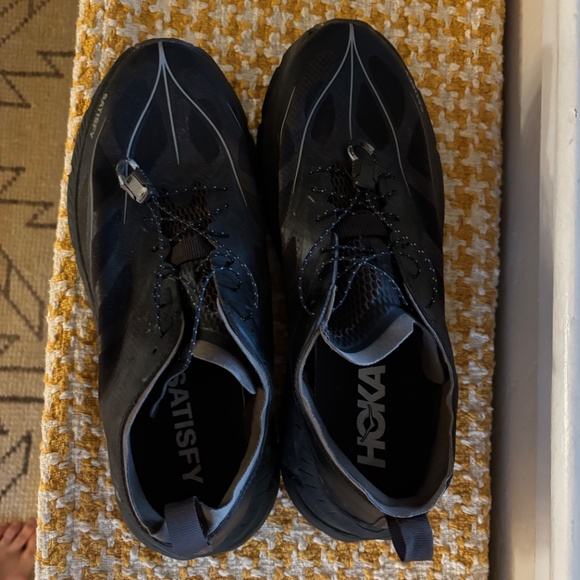 HOKA x Satisfy - Mafate Speed 4 Lite STSFY Coffee Running Shoes, Size 10.5 - Picture 3 of 5